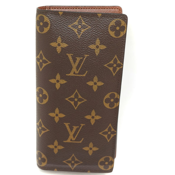 Louis Vuitton Long Brazza Monogram Portefeuille Wallet Brown - Picture 1 of 9